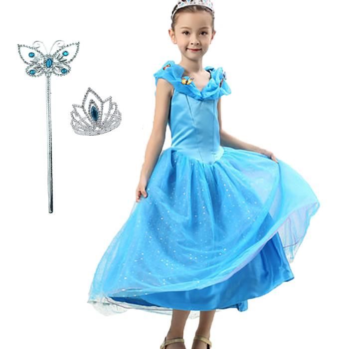 Déguisement Princesse Robe Costume pour Fille Cosplay Robe ...