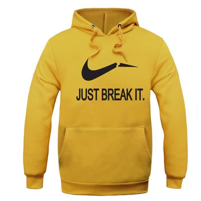 sweat capuche homme imprimé