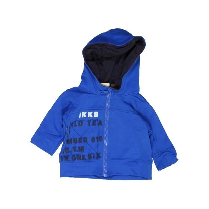 Sweat Bebe Garcon Ikks 3 Mois Bleu Hiver Vetement Bebe Bleu Achat Vente Sweatshirt Soldes Cdiscount
