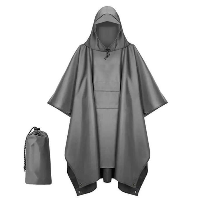 Kway Femme Poncho De Pluie En Imperméable Léger, Respirant