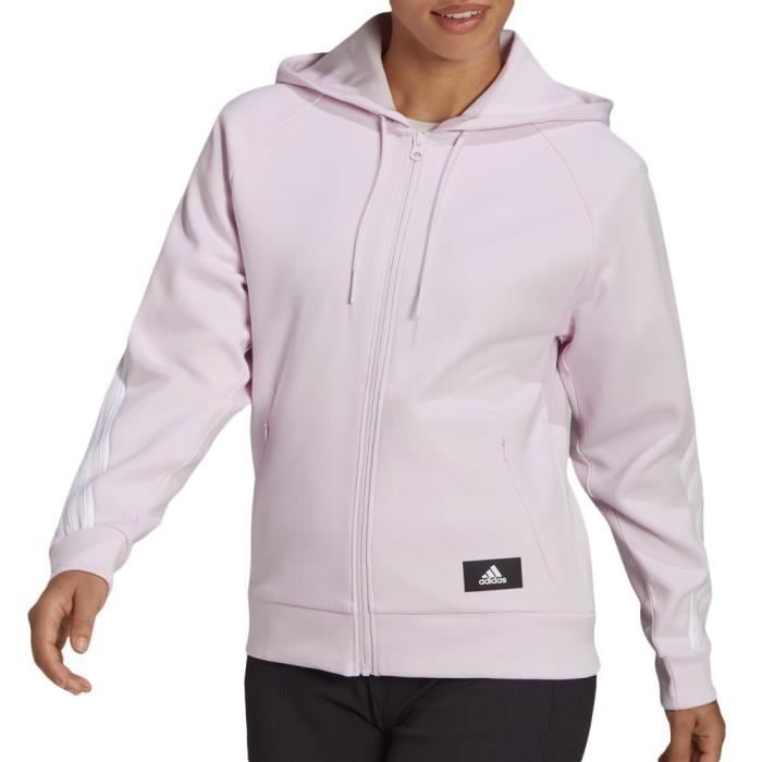 Sweat zippé discount femme adidas