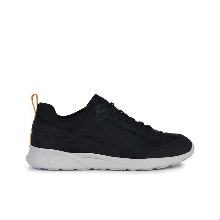 Geox Baskets Geox - SANZIO SNEAKERS - Homme - Noir - Dessus/Tige Synthétique - Fermeture Lacets