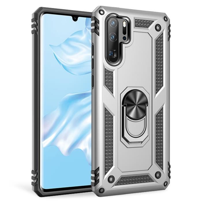 Coque Huawei P40 Pro Avec Anneau Rotatif 360° - Protection Anti-choc, Support Magnétique Voiture, Kickstand - 8