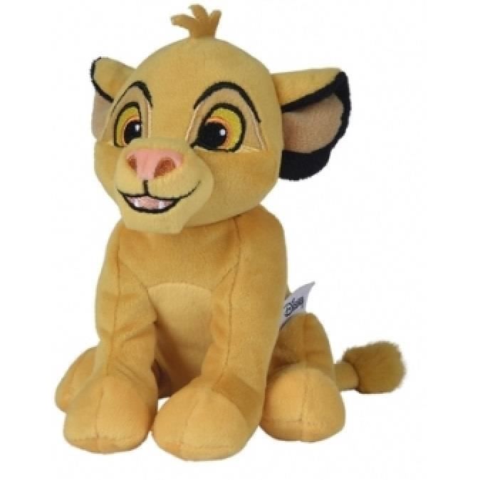 Peluche pour Disney Simba Le Roi Lion 20 Cm Set Doudou Enfant Avec 1 Carte offerte Collection Lion