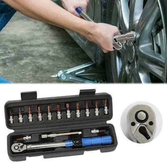 Icetoolz E219 Kit de réparation de vélo Ocarina jeu de clés dynamométriques outils de vélo accessoire de vélo en carbone clés hexagonales clé vélo de route  18