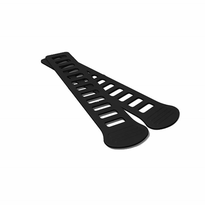 Lot de 2 sangles en caoutchouc simple Peruzzo - noir - TU - Accessoire pour porte-vélos
