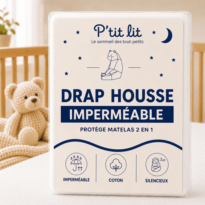 Bedecor Coton Protège Matelas Imperméable et Respirante,Alèse, Couvre Matelas, Anti-Acarien Hypo-Allergénique (90x190/200cm