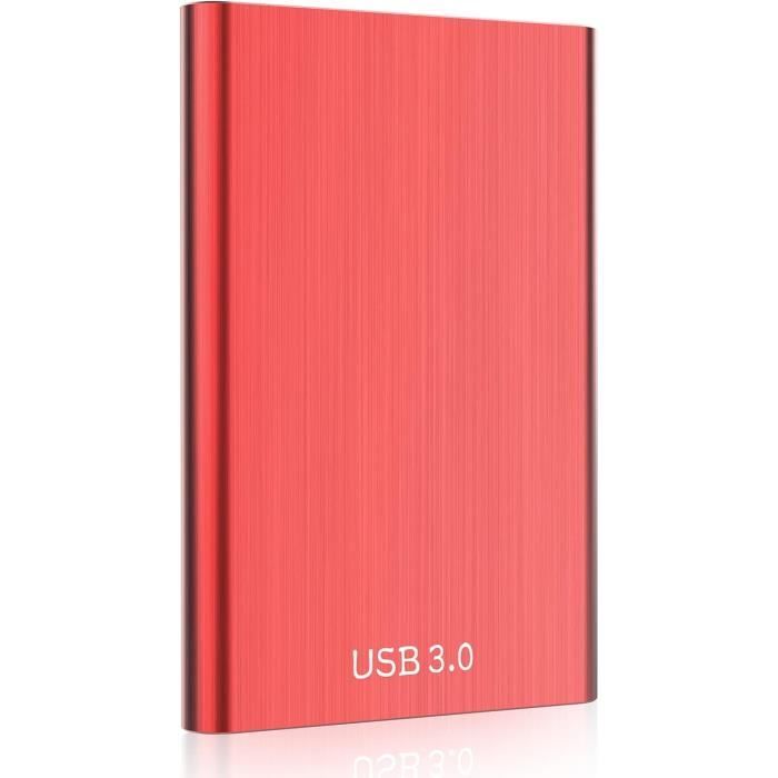 Disque Dur Externe Maxone 500Go USB 3.0 - Ultra Fin Aluminium Pour PC, Mac, PS4 Et Xbox