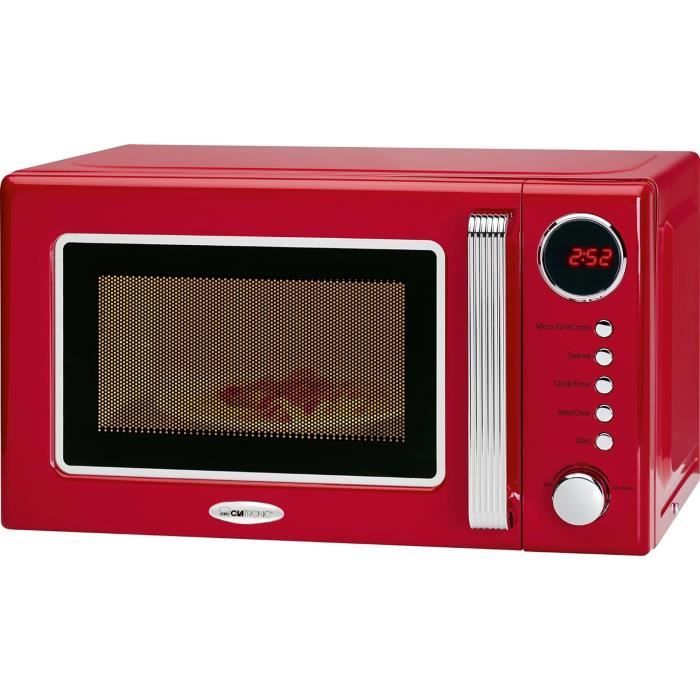 Micro-ondes Vintage G3 Ferrari Sapormio 20L - 1150W, 8 Programmes, Gril - Design Rétro Orange