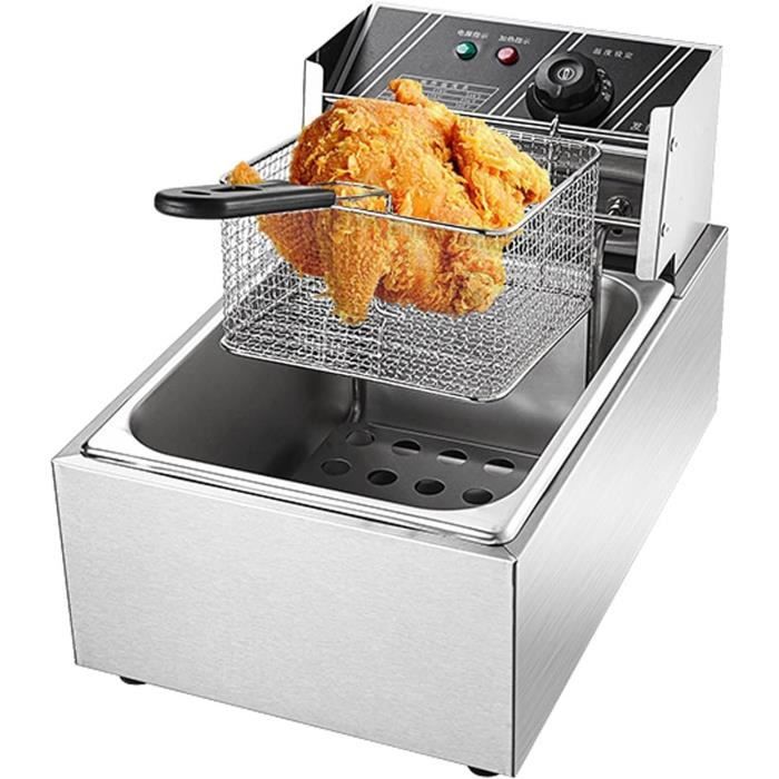 Friteuse Électrique Avec Panier, Friteuse De Comptoir Électrique En ...