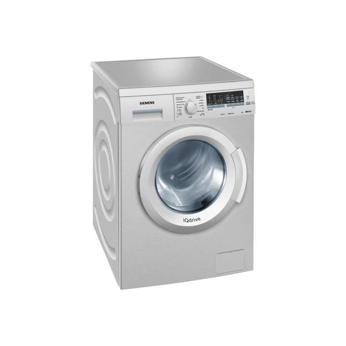 Siemens iQ500 WM12Q48XES Machine à laver pose libre hauteur 82 cm — free download