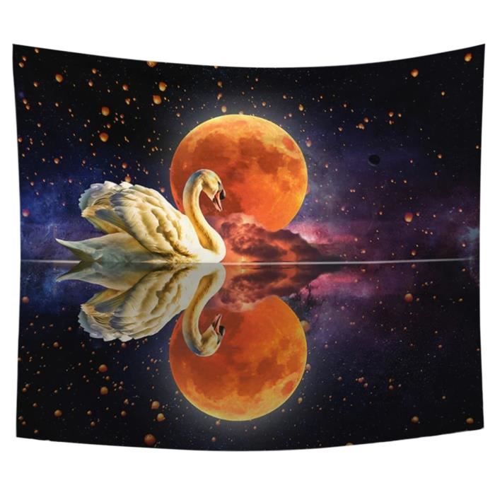 Poster XXL En Tissu Vintage – Sirène – Tapisserie Murale 61-80cm – Pliable Et Lavable