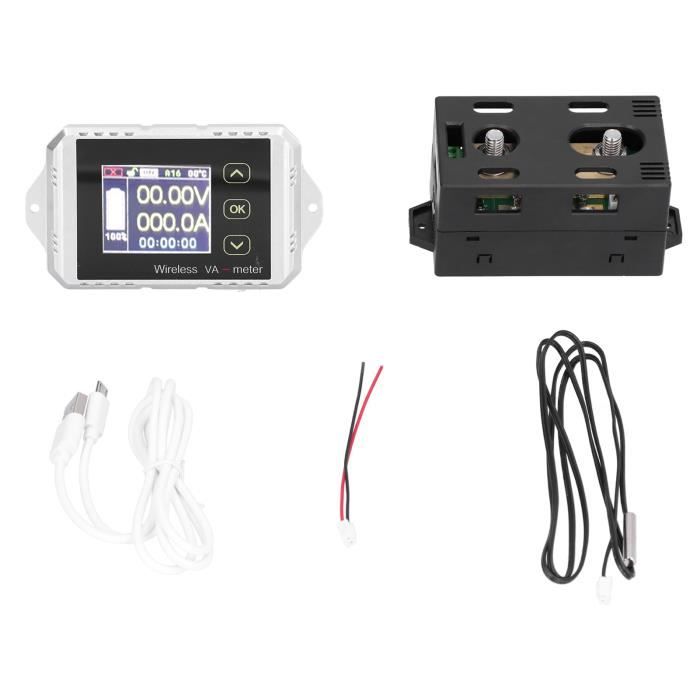 Compteur Coulomb WiFi 10-100V 100A KM110F – Moniteur Batterie RV Avec Appli Et Alarme Buzzer