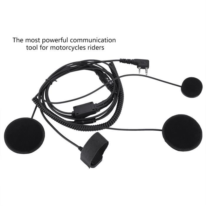 Casque Flexible Cantilever Micro-casque PTT Pour Talkie-walkie Motorola - Connecteur 2,5mm - Double Voie