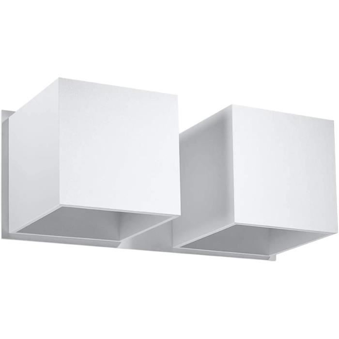 Quad 2 Applique Murale | Design Moderne Avec Abat-Jour Rectangulaire ...
