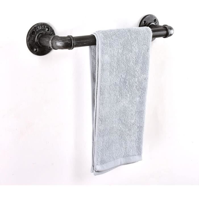 Taaji Double Barre Porte-serviettes De Bain De 61 Cm Pour Barre De Serviette De Salle De Bain, Double Porte-serviettes En Acier Inoxydable, Barre