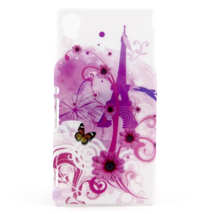 KARYLAX Seluxion - Housse Etui Coque Rigide à Clapet pour Sony Xperia Z2 Couleur Noir + Film de Protection