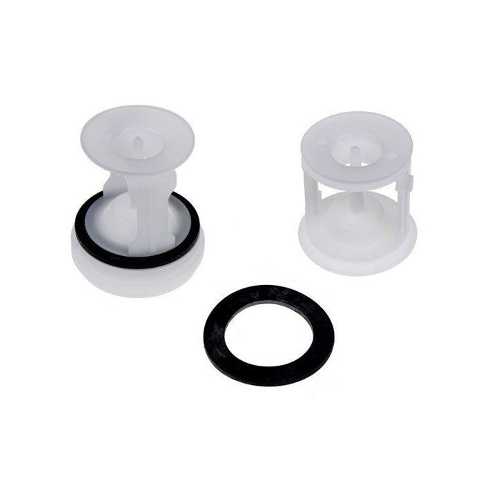Kit filtres pompe pour lave linge askoll 67x45 mm Indesit C00141034 - vue 2