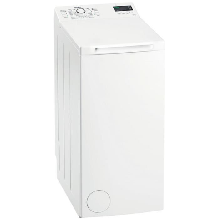 Lave-linge Top Whirlpool 6kg - Blanc, Classe A, Occasion Excellent état, Modèle TDLR6228FR/N