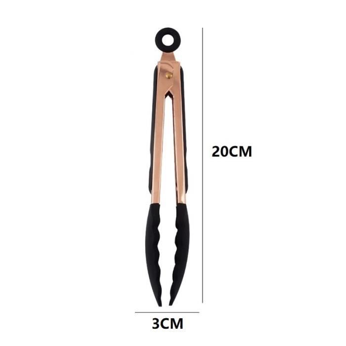 Silicone Pince De Cuisine IPEA Acier Inoxydable 27cm - Embouts