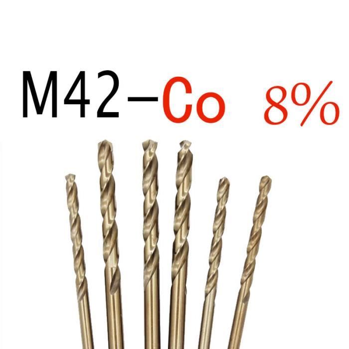ENCLUME,Cobalt6.9mmForet hélicoïdal HSS M42 en Cobalt 1mm 13mm, utilisé pour percer sur l