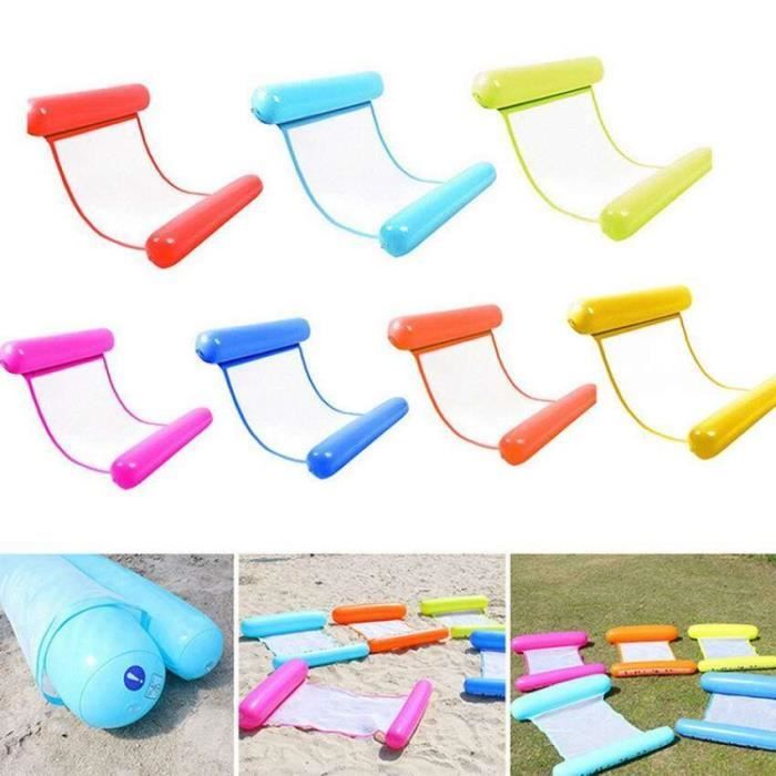 Cajolg Hamac Gonflable Flottant pour Piscine Fauteuil Gonflable Piscine