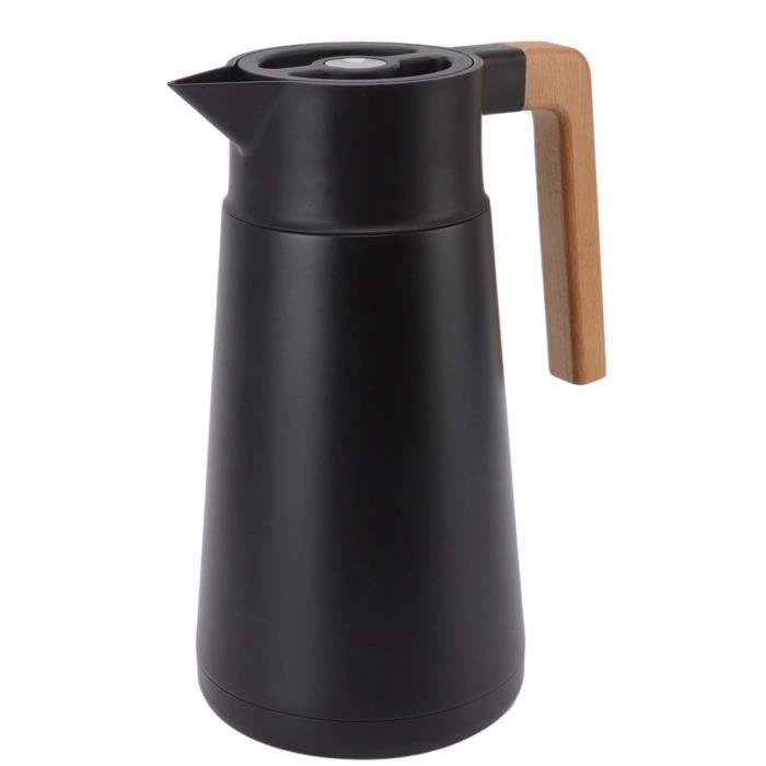 Carafe Thermique 800 Ml Acier Inox Double Paroi – Maintient Chaud 12h / Froid 24h Pour Café, Thé, Eau