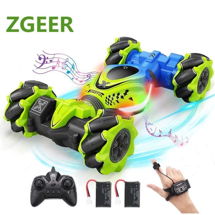 Voiture Télécommandée pour Enfants - ZGEER - 1:24 - Contrôle Gestuel -  Tout-Terrain - Rotation 360° - Cdiscount Jeux - Jouets