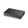 ZYXEL Commutateur Ethernet GS1920-8HPV2 8 Ports Gérable - 4 Couche supportée - Modulaire - Paire torsadée, fibre optique - Bureau-1