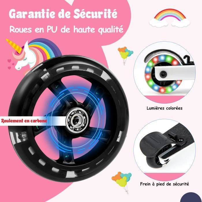 Trottinette 3 roues licorne SUN and SPORT : King Jouet, Trottinettes SUN  and SPORT - Jeux Sportifs