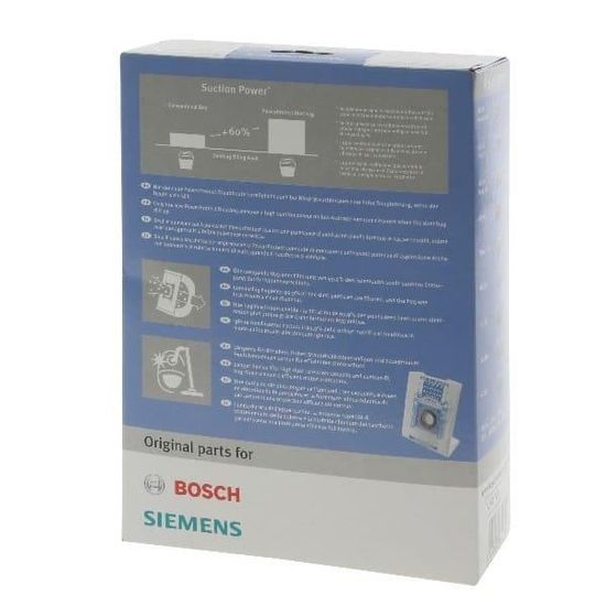 Sac Aspirateur type P Bosch Siemens 462588