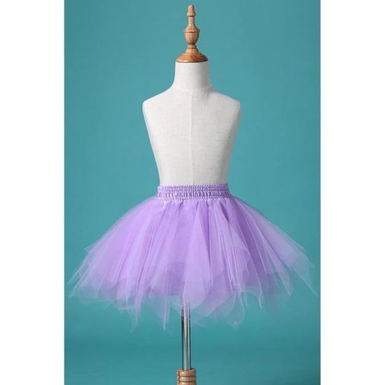 Jupe Tutu Bébé Enfant Fille arc-en-ciel Pettiskirt pour Danse Carnaval  Costume Mode Princesse Fluffy Glisten avec coiffe à nœud Violet - Cdiscount  Prêt-à-Porter