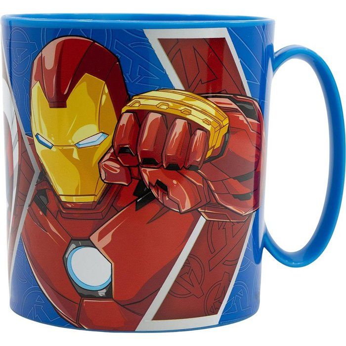 Ensemble Repas Enfant Marvel Avengers 5 Pièces - Assiettes, Gobelet, Couverts Hulk Iron Man Captain America Thor