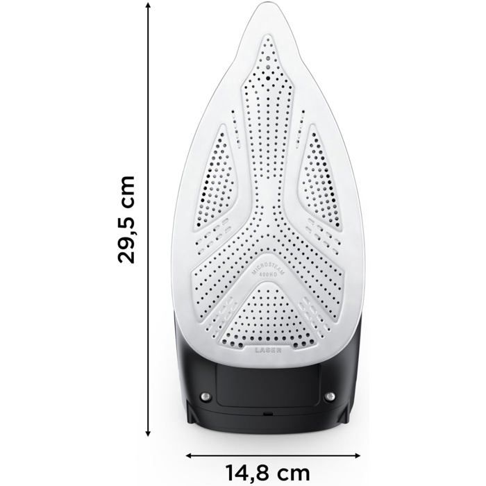 Braun TexStyle 1 Fer à repasser à sec ou à vapeur Semelle en céramique 2000 W Bleu, Blanc - Fer à repasser