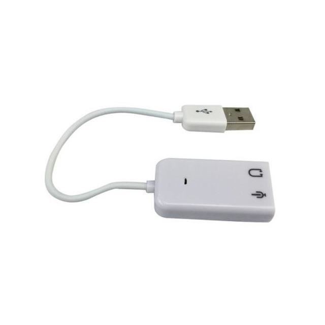 CABLING® Carte Son Externe USB vers 3,5mm Jack Adaptateur Audio