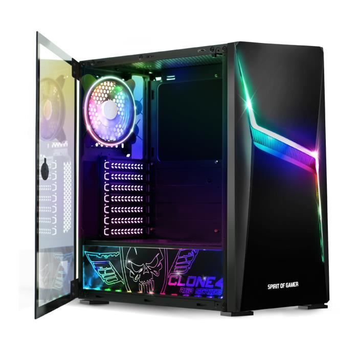Pc Gamer AMD Ryzen 3600 - GeForce RTX 4070 - Mémoire 16Go - Disque