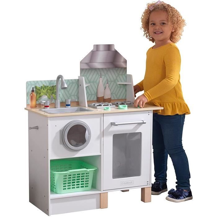 Machine à laver jouet en bois pour enfant à partir de 3ans 7282