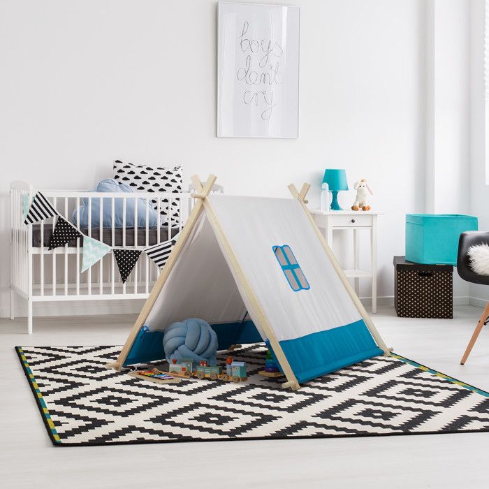 Tente pour enfants avec tunnel Tente de jeux pour enfants, composée