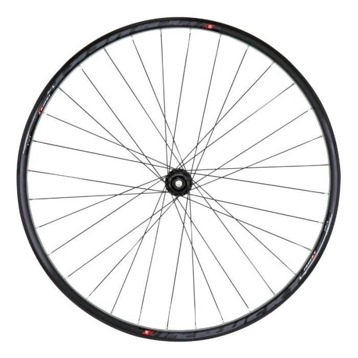 ROUE VTT 29 ARRIERE NOIR POUR V-BRAKE ET DISC Moyeu Roue Libre Compatible Disc 6 Trous Jante Double Paroi Avec Oeillets Rayonn