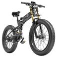 Vélo Électrique BEZIOR X-PLUS 1500W Moteur 48V 17.5Ah Batterie 26*4.0 Pneu VTT Max 200kg Charge-2