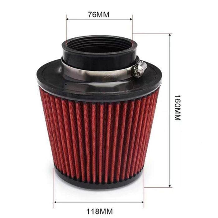 Filtre à Air Universel Haut Débit Pour Suzuki DR 125/200 - En Éponge, Facile à Installer Et Nettoyer