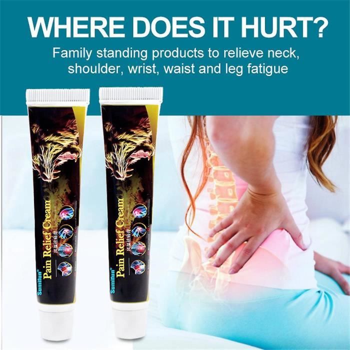 Crme anti-douleur - Sumifun - Baume Arthrite - 34g - Multi-scne -  Soulagement des douleurs articulaires