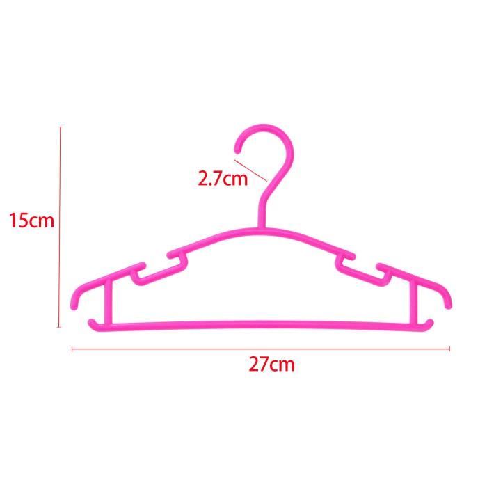 DX20284-Lot De 20 Cintres Pour Bébé Et Enfant Adulte En Plastique Avec