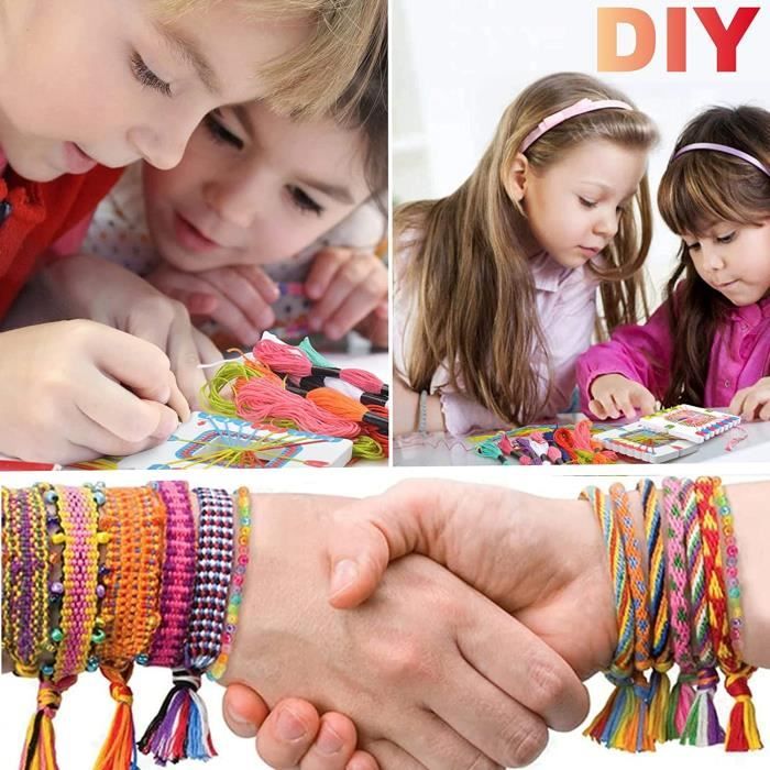Enfants D'Amitié Bracelets Bricolage Kit, Bricolage Artisanat Bracelets Kit  Pour Filles pour Cadeau D'Anniversaire, Bracelets [29] - Cdiscount  Beaux-Arts et Loisirs créatifs