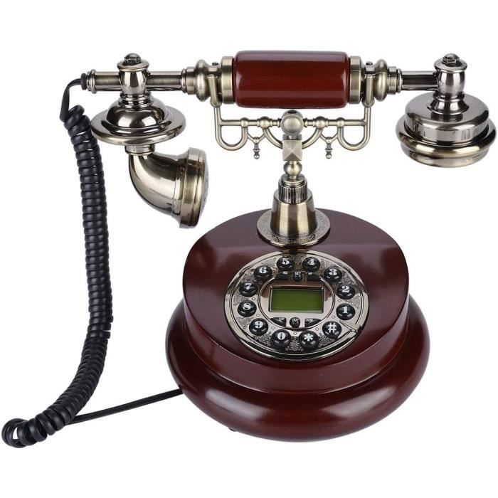 19€29 sur Vintage Téléphonique/Téléphone Rétro Ms-300 Téléphone Fixe  Interférence Anti-Electromagnétique - Téléphone filaire - Achat & prix