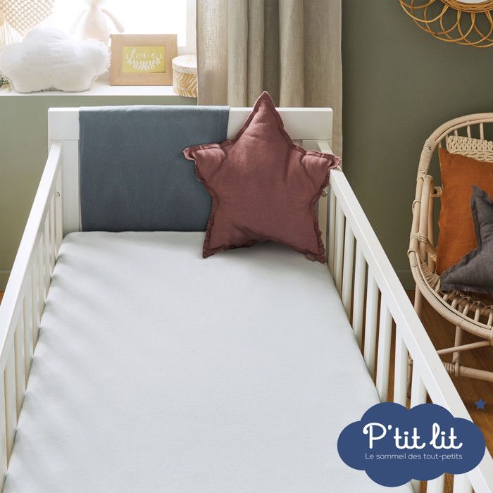 Protège Matelas Bébé en Alèse Drap Housse 60x120 cm 100