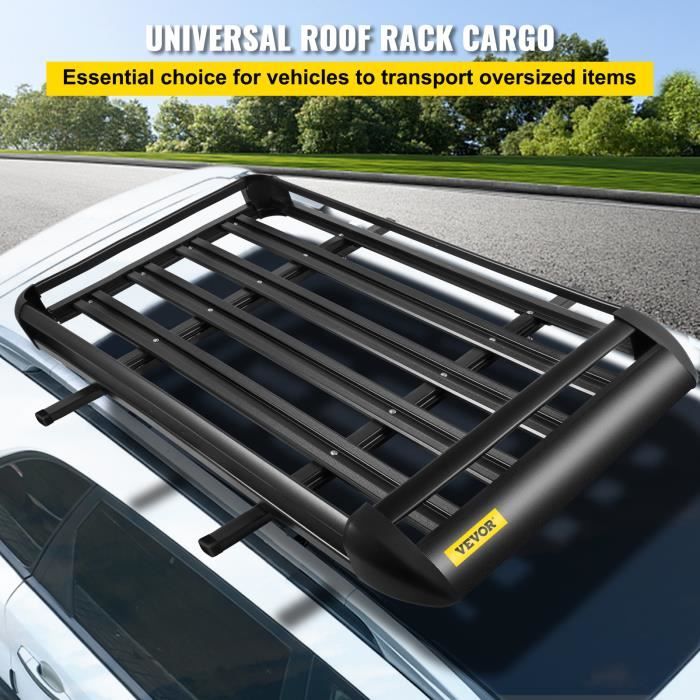 Giantex porte-bagage de voiture en métal panier de toit pour
