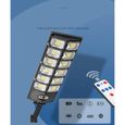  Réverbère Lampadaire Solaire Exterieur,504 LEDs lampadaire Solaire avec Télécommande, Lumière du capteur étanche IP65-3