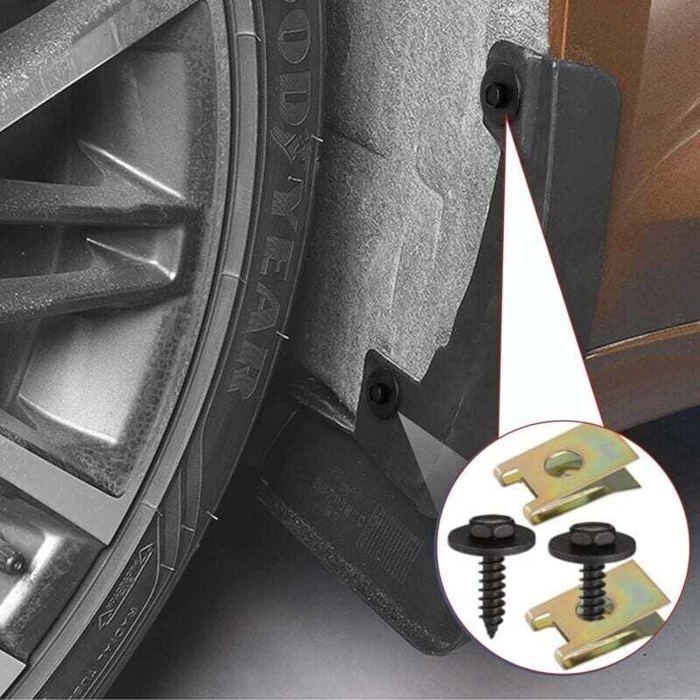 X AUTOHAUX 10pcs Clips Fixation Couvercle Moteur Voiture - Vis Bouclier Garde