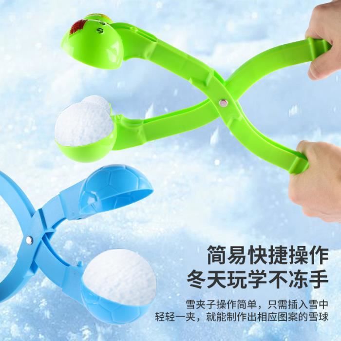 Ensemble de fabrication de boules de neige en plastique, en forme